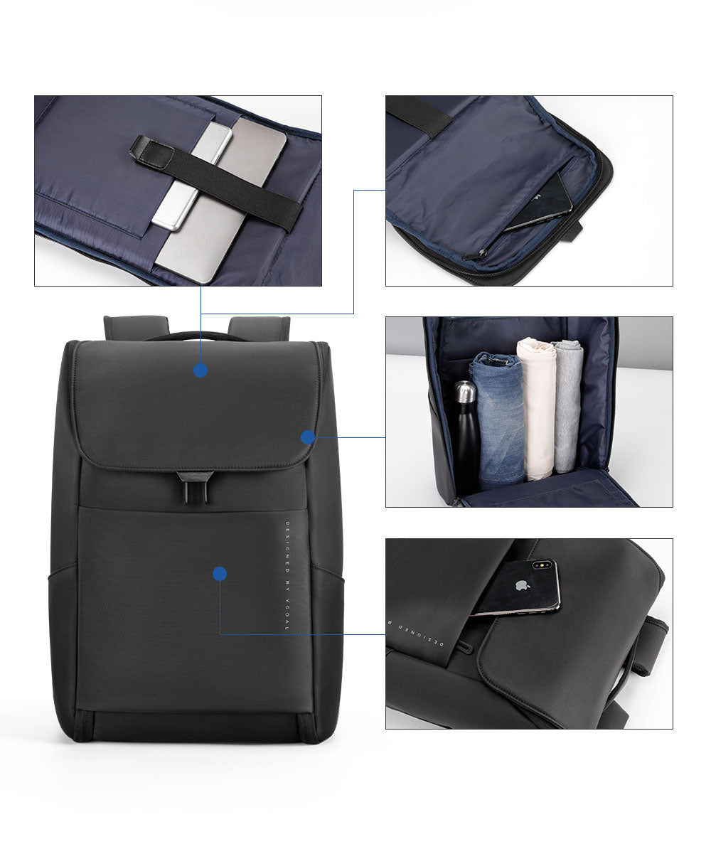 ZAINTO Smart Tech foldable Anti Theft Backpack 15.6 Inch ZAINTO Bag